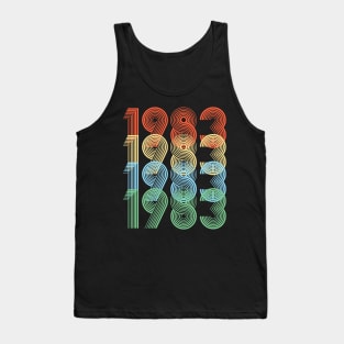 Retro 1983 Birthday Tank Top